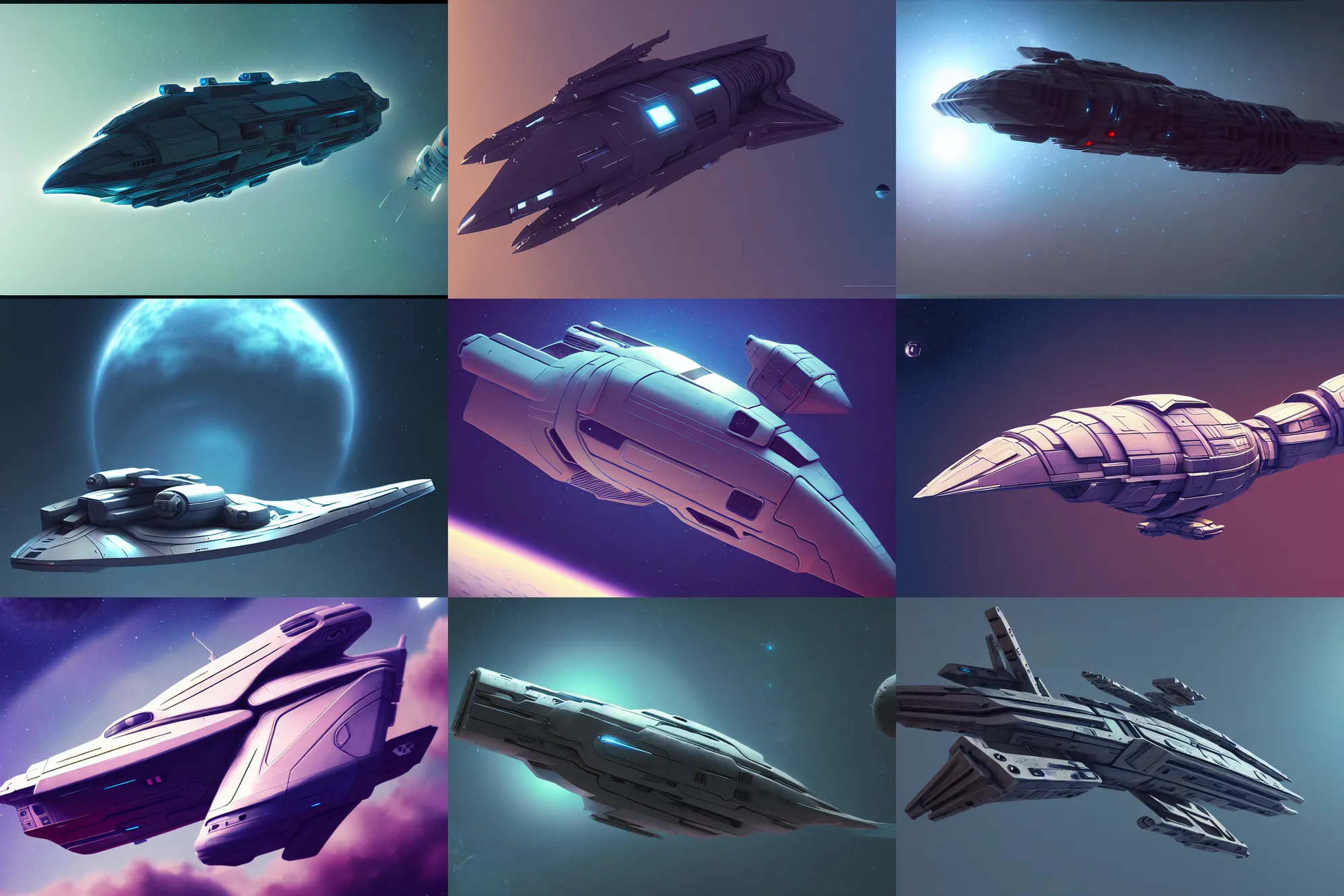 star citizen ship, starship, fleet, freighter, big, Stable Diffusion