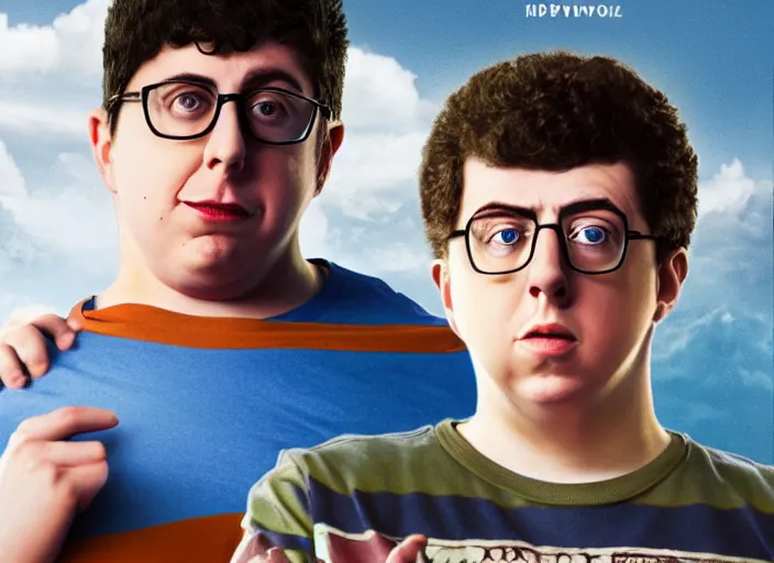 Image similar to his name is mclovin, superbad hollywood movie, cinematic, 8 k, photorealistic