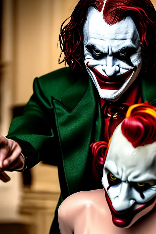 Image similar to joaquin phoenix joker with harley queen lady gaga, photorealistic, ultrarealistic, smooth, 4 k, aesthetic lighting, baroque object, sharp focus, hyperdetailed, professional photography, pullitzer winning, 8 0 0 photo by : canon eos 5 d mark iv, by karah mew and adnan abidi and jodie bateman and ansel adams