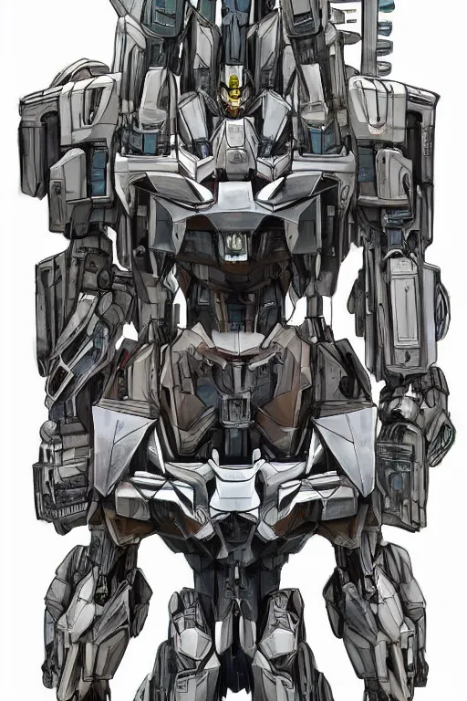 Image similar to full body illustrations of mecha, pen and ink, very detailed, concept art, transformers movie aesthetic