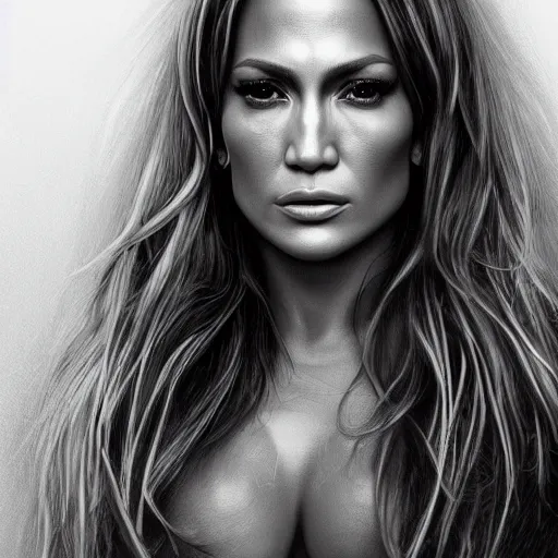 Prompt: hyperrealist portrait of jennifer lopez, photo realistic, dynamic lighting, artstation, poster, volumetric lighting, very detailed faces, 4 k, award winning