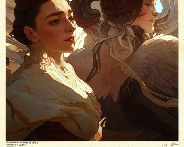 Image similar to photography of ferdinand hodler, deep focus, d & d, fantasy, intricate, elegant, highly detailed, digital painting, artstation, concept art, matte, sharp focus, illustration, hearthstone, art by artgerm and greg rutkowski and alphonse mucha