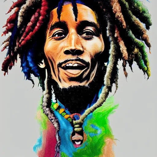 Prompt: Bob Marley as a tree, deep colors, high details, photrealistic, trending on artstation, award winning, deviant art,