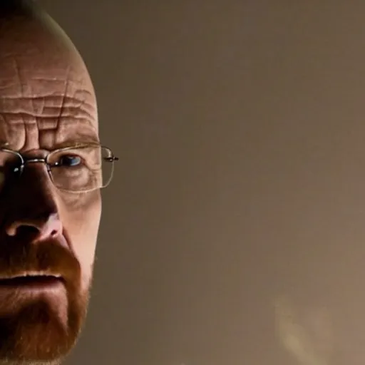 Prompt: walter white kissing jesse pinkman on the lips, hd still from the show breaking bad