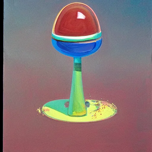 Image similar to alien by wayne thiebaud