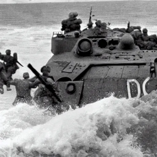 Image similar to kirby storms normandy beach on d - day ww 2