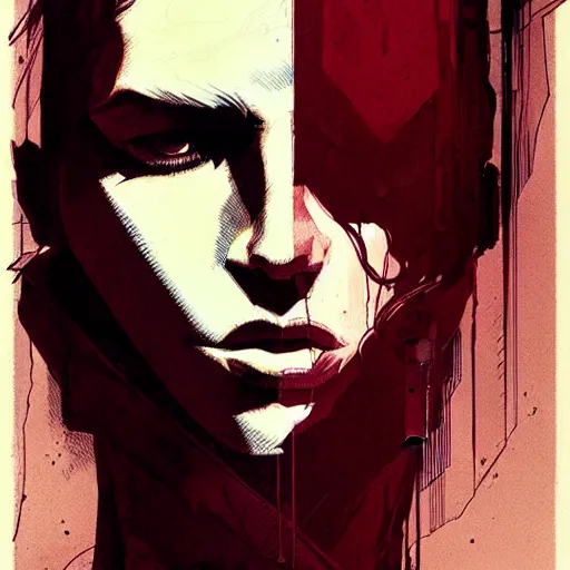 Image similar to portrait soft light, by killian eng and bernie wrightson and martin deschambault and conrad roset, inspired by mad max, etching, fine, sharp high detail,