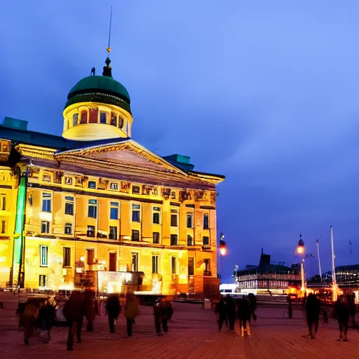 Image similar to helsinki by night