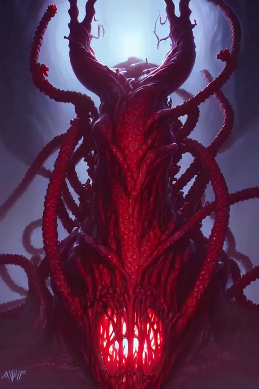 Prompt: Gravemind by Artgerm and WLOP