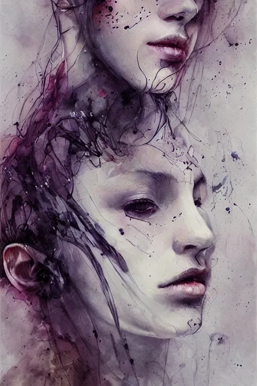 Prompt: butterfly, agnes cecile, beautiful
