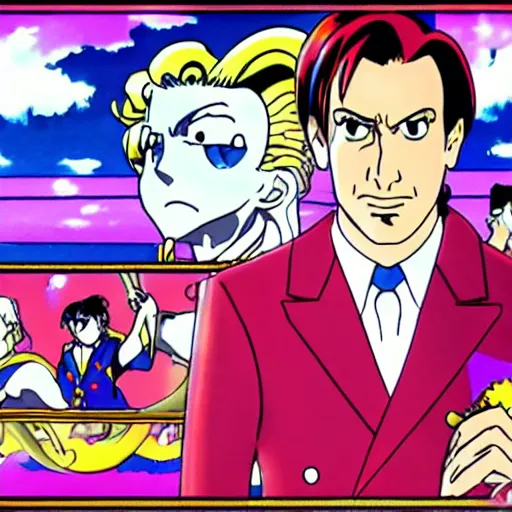 Prompt: Saul Goodman in Sailor Moon, anime