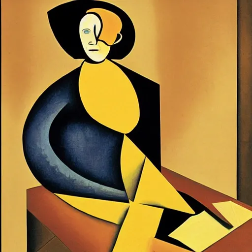 Image similar to digital art by juan gris, paula rego