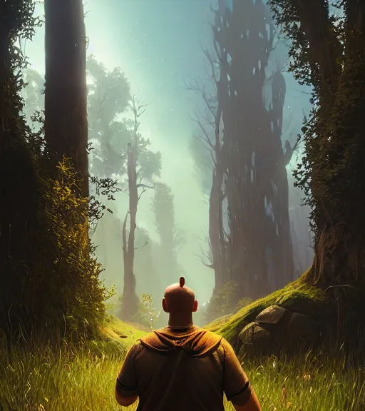 Image similar to Highly detailed portrait of shrek in GTA V, Stephen Bliss, unreal engine, fantasy art by Greg Rutkowski, Loish, Rhads, ferdinand knab, Makoto Shinkai and Lois van baarle, ilya kuvshinov, rossdraws, Tom Bagshaw, global illumination, radiant light, detailed and intricate environment