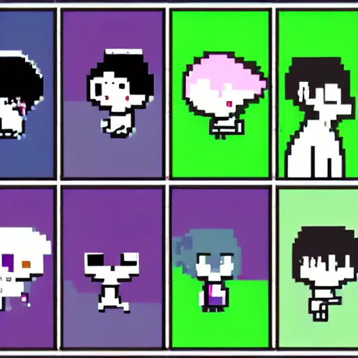 Image similar to omori digital art game character