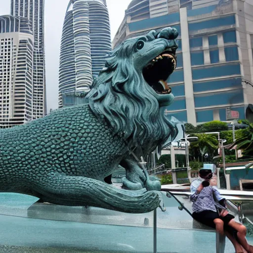 Prompt: The Merlion