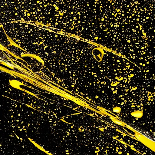 Prompt: paint splashes, against a deep black background, Super-Resolution Microscopy, 3D, 16k, Megapixel, Shimmering, Effervescent, Liquid, Lumen Reflections, Diffraction Grading, Octane Render