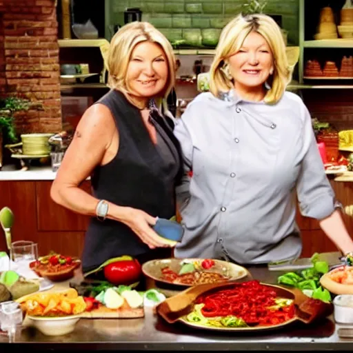 Prompt: Martha Stewart Project Pat Iron Chef Special Food Network HD screenshot dutch subtitles