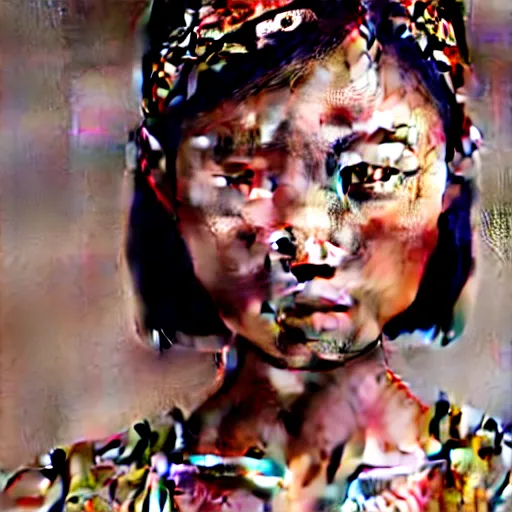 Prompt: portrait of a stunningly beautiful asian tribal female, depth of field, zeiss lens, detailed, symmetrical, centered, fashion photoshoot, by annie leibovitz and steve mccurry, david lazar, jimmy nelsson, breathtaking, 8 k resolution, extremely detailed, beautiful, establishing shot, artistic, hyperrealistic, beautiful face, octane render