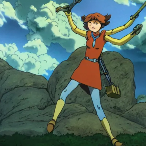Image similar to nausicaa of the valley of the wind