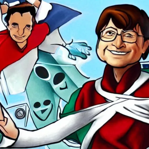 Image similar to bill gates from ben 1 0 as ezio auditore