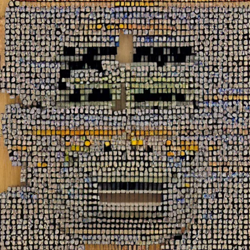 Prompt: photo of abacus made of eyes