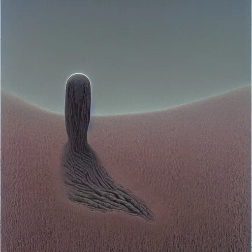 Image similar to New artwork by Zdzisław Beksiński in the year 2022