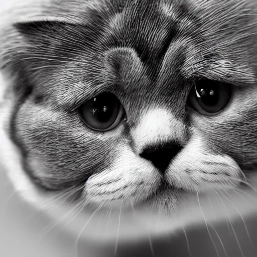 Image similar to scottish fold, photo realistic