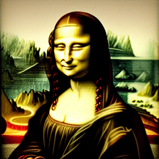 Image similar to mona lisa in the style of John Bauer