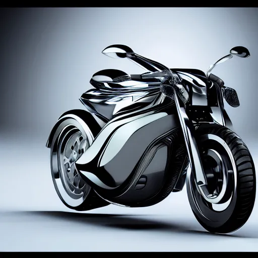 Image similar to a futuristic motorbike, high detail, cinematic light