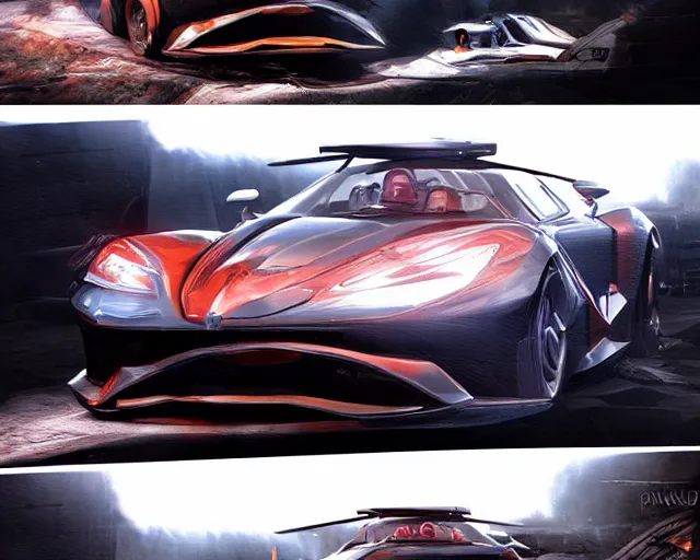 Prompt: car design in the style of spartan, amazing concept art, award - winning photorealistic illustration hdr 8 k