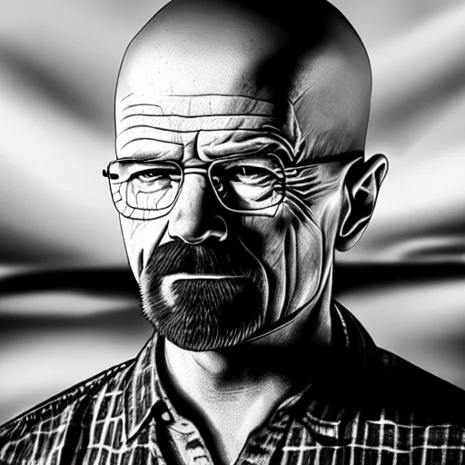 Prompt: Walter white selfie, realistic, ultra high detail, 8k.