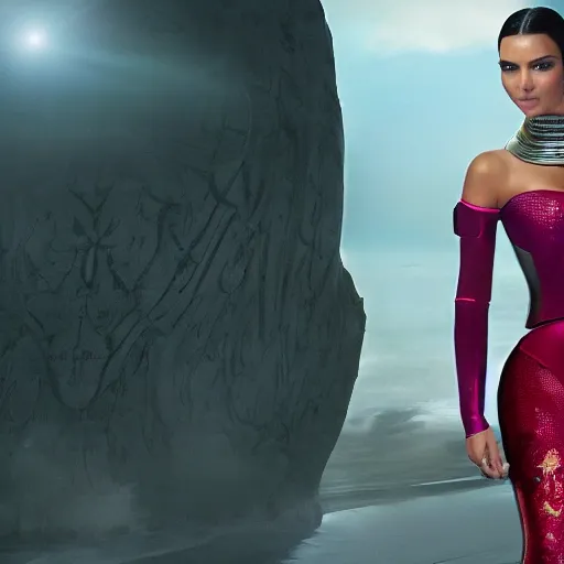 Image similar to victoria justice with kim kardashian body as princess padme in star wars episode 3, 8 k resolution, cinematic lighting, anatomically correct