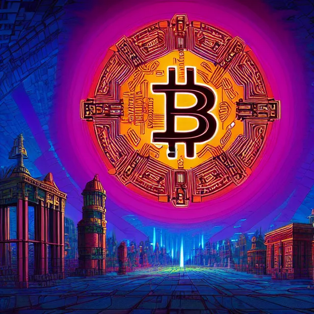 Image similar to blockchain, blocks of cubic tech connected, centered, symmetry, painted, intricate, volumetric lighting, beautiful, rich deep colors masterpiece, sharp focus, ultra detailed, in the style of dan mumford and marc simonetti