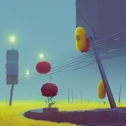 “the impossibility of lemons by Simon Stalenhag, | Stable Diffusion ...