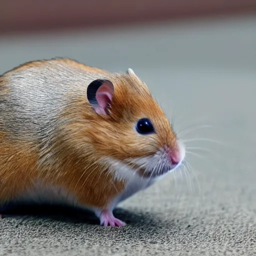 Prompt: hamster making profit on the stock market