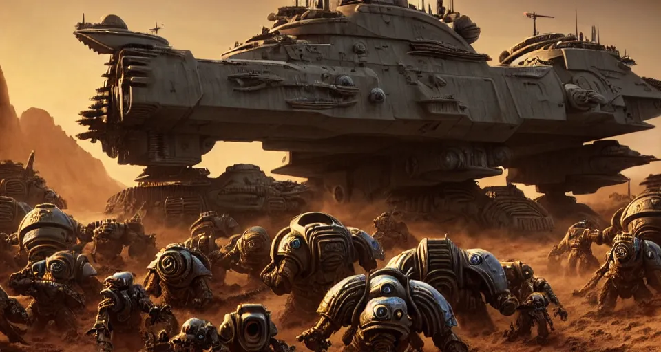 Prompt: pixar sarlacc demons running trex atat googly eyes, military tank fury road iron smelting pits space marines, highly detailed cinematic scifi render of 3 d sculpt of spiked gears of war skulls, military chris foss, john harris, hoover dam'aircraft carrier tower'beeple, warhammer 4 0 k, halo, halo, mass effect