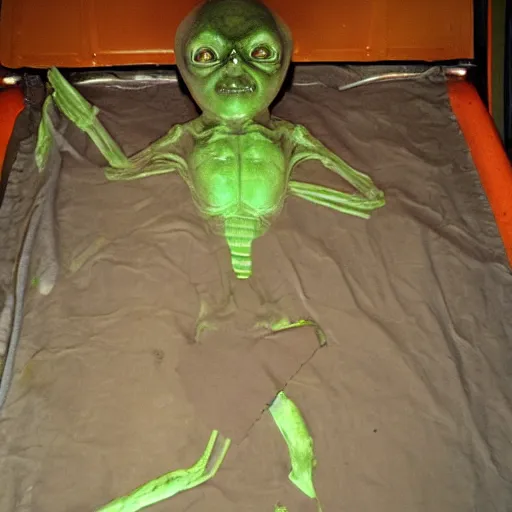 Image similar to roswell alien autopsy, high quality, high resolution