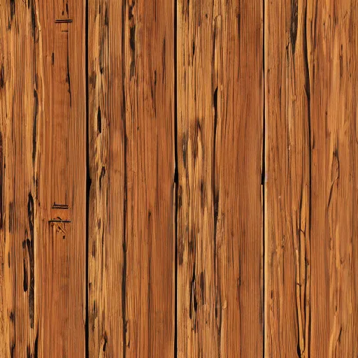 Image similar to 4K old and dusty cabin wood floor with scratches and bumps. Seamless high quality PBR material.