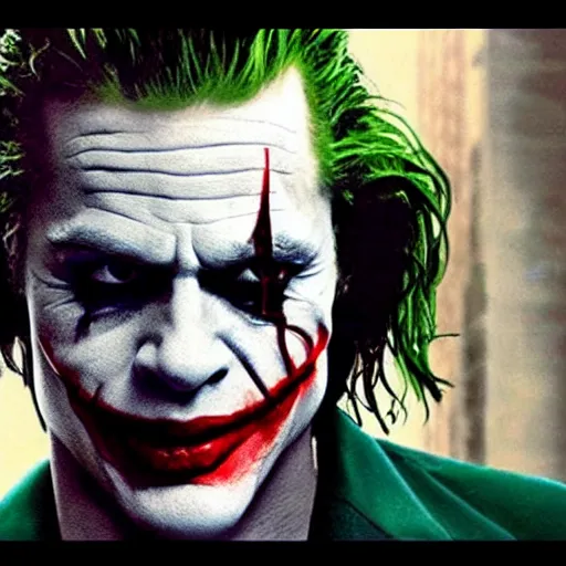 Prompt: Brad Pitt as The Joker
