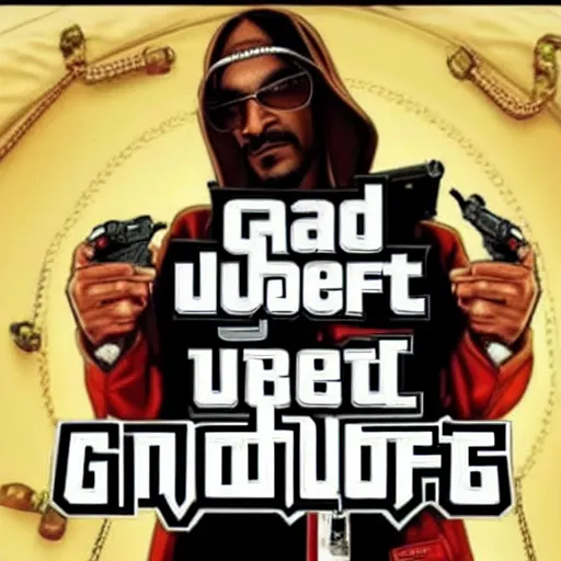 Prompt: Snoop Dog as a Grand Theft Auto 5 character