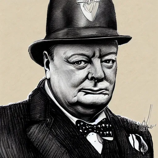 Prompt: winston churchill as iron man, highly detailed, full length portrait, photorealistic face, hd