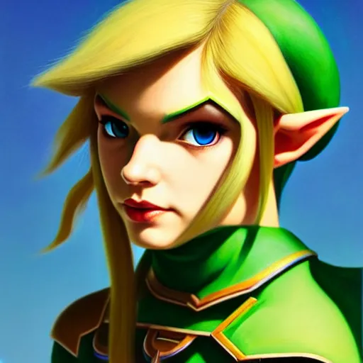 Classic Legend Of Zelda Art Depicting Link As A Woman Surfaces Online