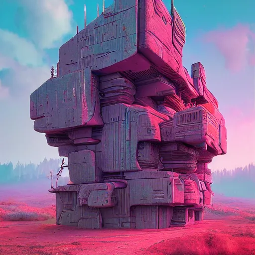 Image similar to valhalla by mad dog jones and beeple