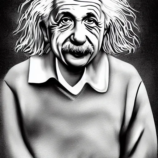 Image similar to albert einstein by jessica oyhenart