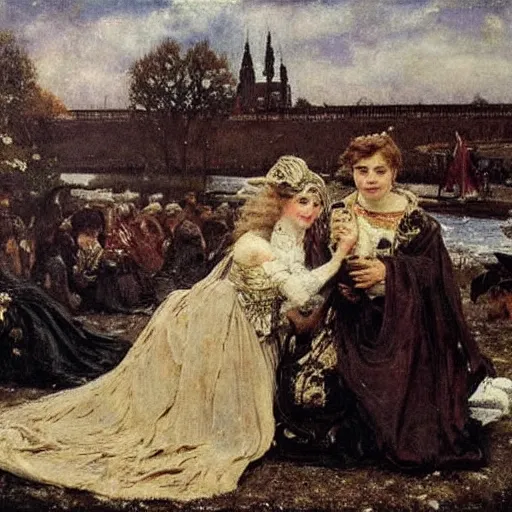 Image similar to germania by alfred stevens