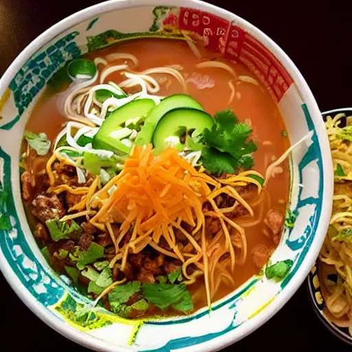 Image similar to taco ramen