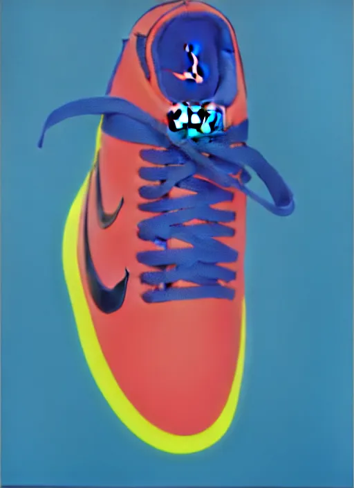 Prompt: nike acg sneaker by shusei nagaoka, kaws, david rudnick, airbrush on canvas, pastell colours, cell shaded, 8 k