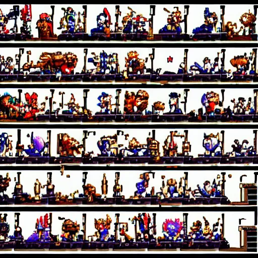 Image similar to castlevania 2 0 5 0 characters spritesheet