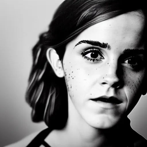 Prompt: beautiful Emma Watson as The Wasp from Marvel, boxing moment of knock out with brews blood sweating, photography photojournalism, very grainy image, 50mm lens, close up portrait polaroid