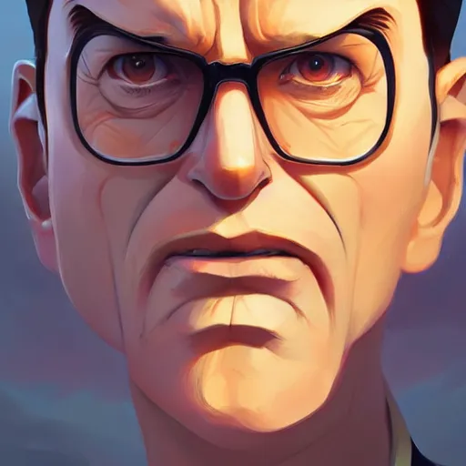 Image similar to face icon stylized minimalist michael crichton, loftis, cory behance hd by jesper ejsing, by rhads, makoto shinkai and lois van baarle, ilya kuvshinov, rossdraws global illumination